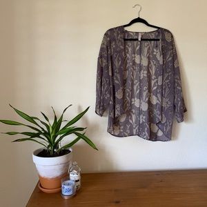 Floral Lightweight Cardigan